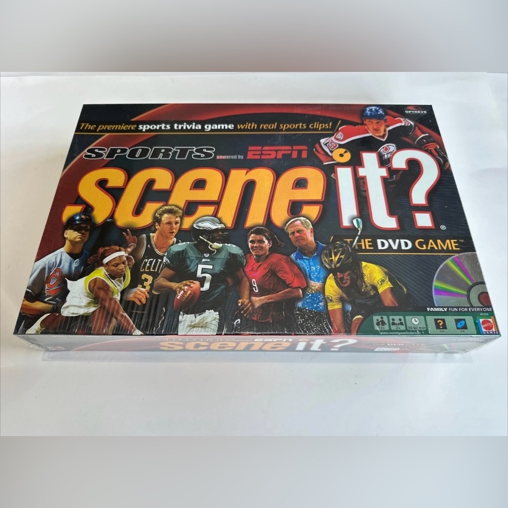 Scene It? Sports Powered by ESPN The DVD Game Sports Trivia Brand New Sealed